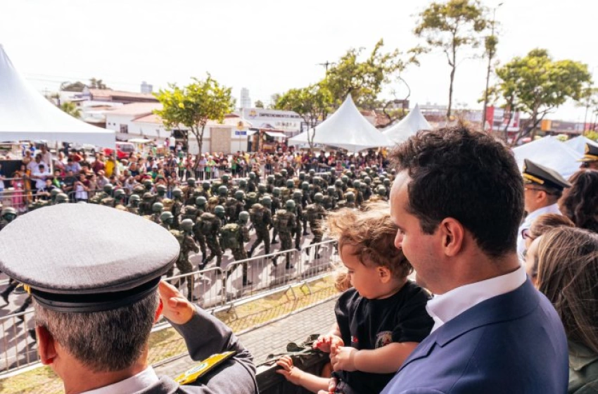 Imagem Desfile cívico-militar da Independência do Brasil em João Pessoa