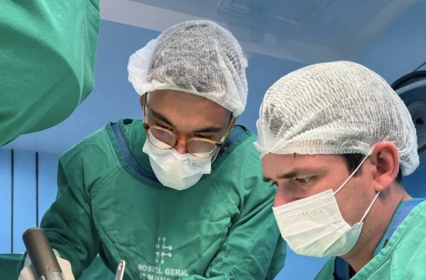 Imagem Procedimento cirurgico realizado no Hospital Geral de Mamanguape 