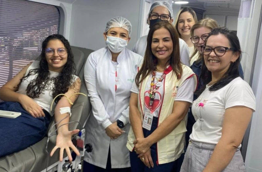 Imagem Unidade Itinerante do Hemocentro da Paraíba coleta 70 bolsas de sangue na UFCG