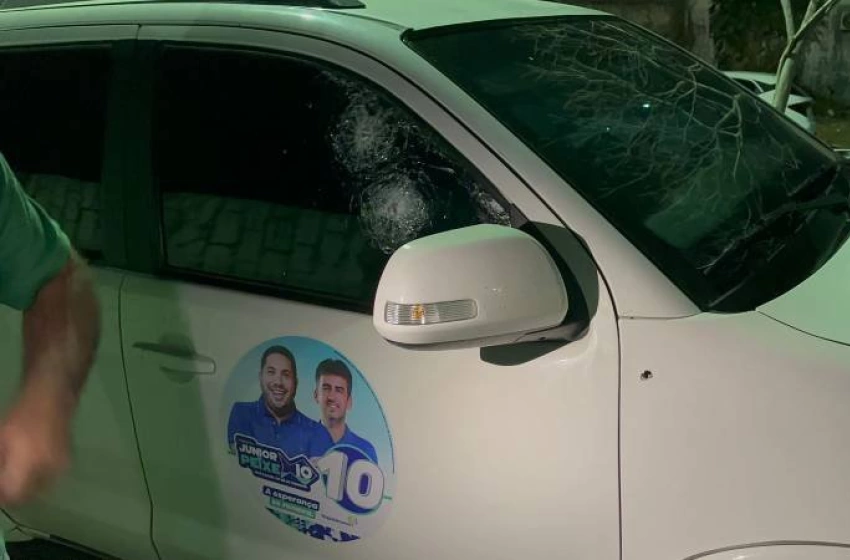 Imagem Carro usado pelo candidato a prefeito, Júnior do Peixe