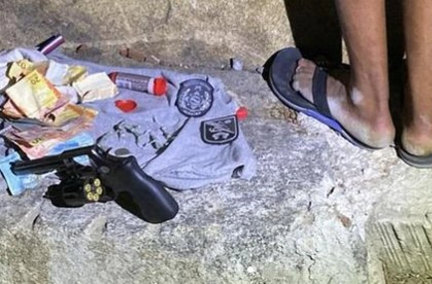 Imagem Desarticulação de mais uma boca de fumo e apreensão arma de fogo