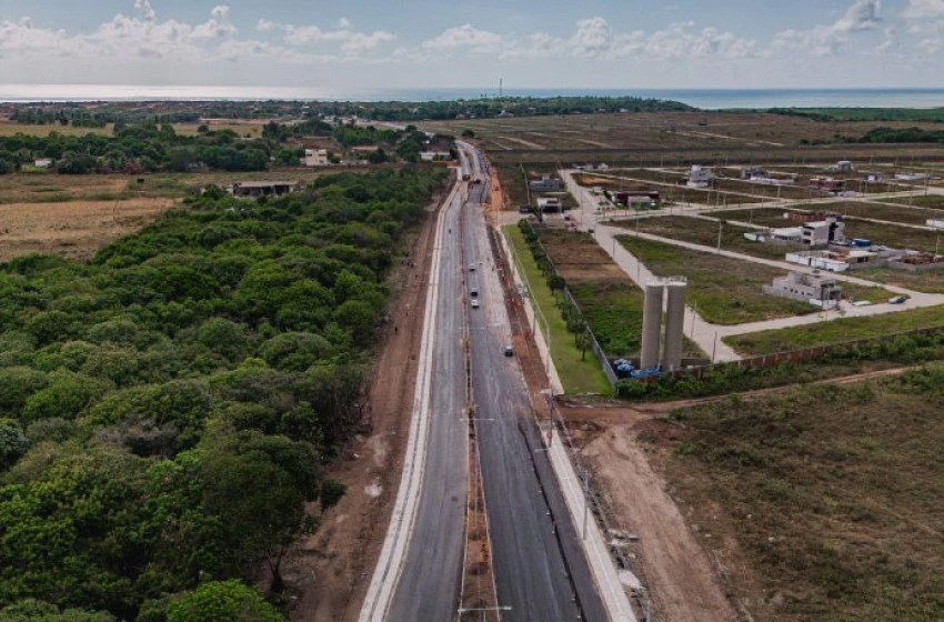 Imagem Obras da Orla Sul - infraestrutura e mobilidade urbana