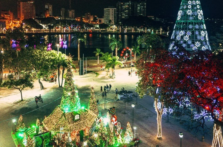 Imagem Abertura das luzes natalina na Lagoa, Centro de João Pessoa