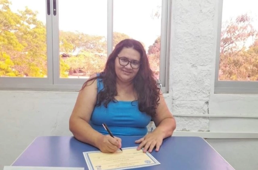 Imagem Professora, Anastácia Maria de Andrade Almeida