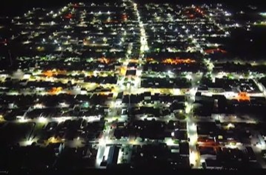 Imagem Imagem aérea do município de Aparecida 