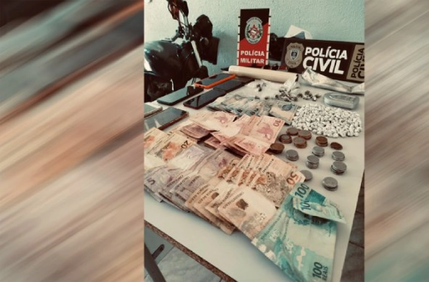 Imagem Prisão de três pessoas e apreensão de drogas e dinheiro em Coremas