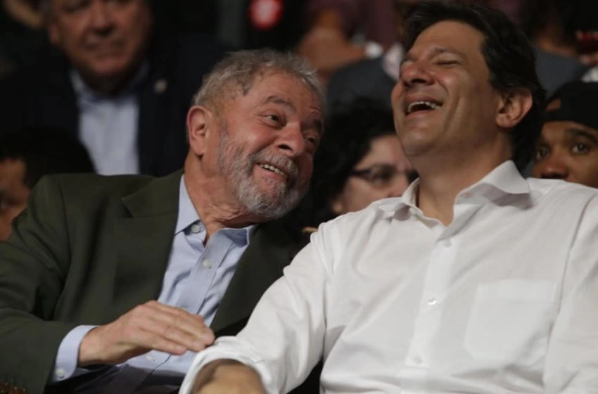 Imagem Ministro Haddad e Lula