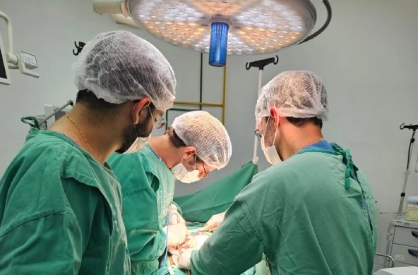 Imagem Procedimento cirurgico realizado pelo Hospital Regional de Sousa 