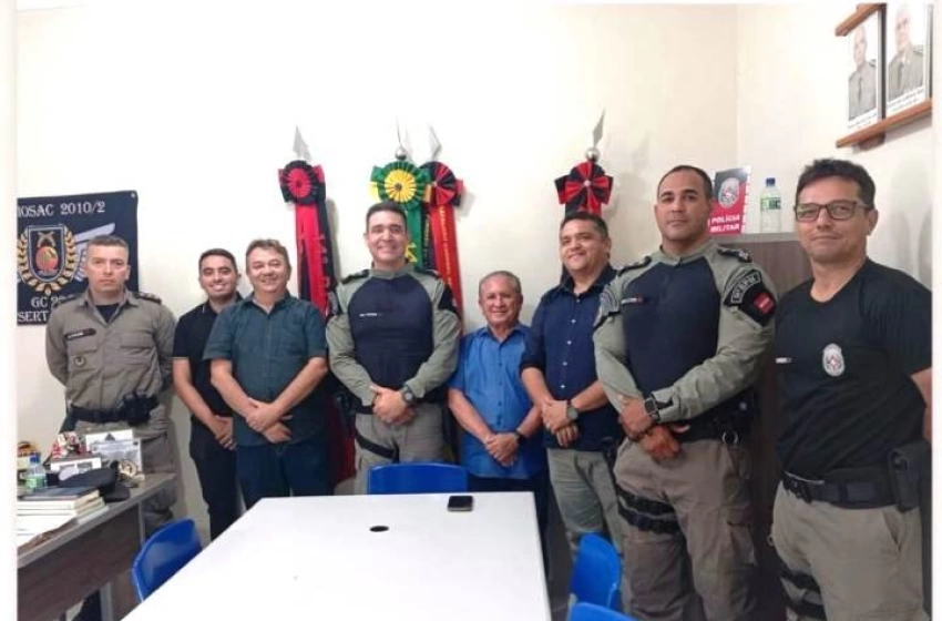 Imagem Lojistas em reunião com as Forças de Seguranças em Sousa