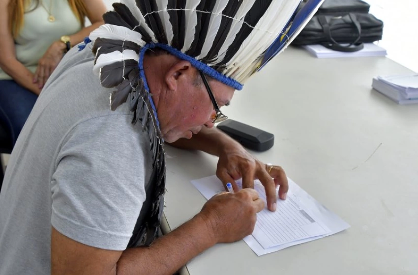 Imagem Semana de Mobilização do Registro Civil de Nascimento é encerrada com ações de cidadania para indígenas Tabajaras