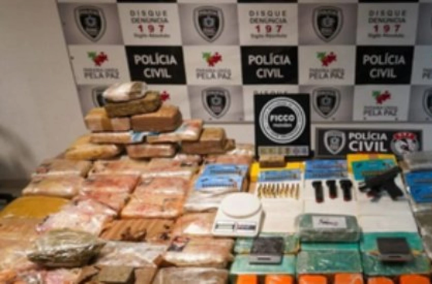 Imagem Prisões de traficantes e apreensão de entorpecentes e armas