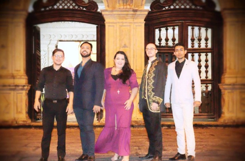 Imagem Curta Ópera PB e naipe de trombones da Big Band Rubacão Jazz