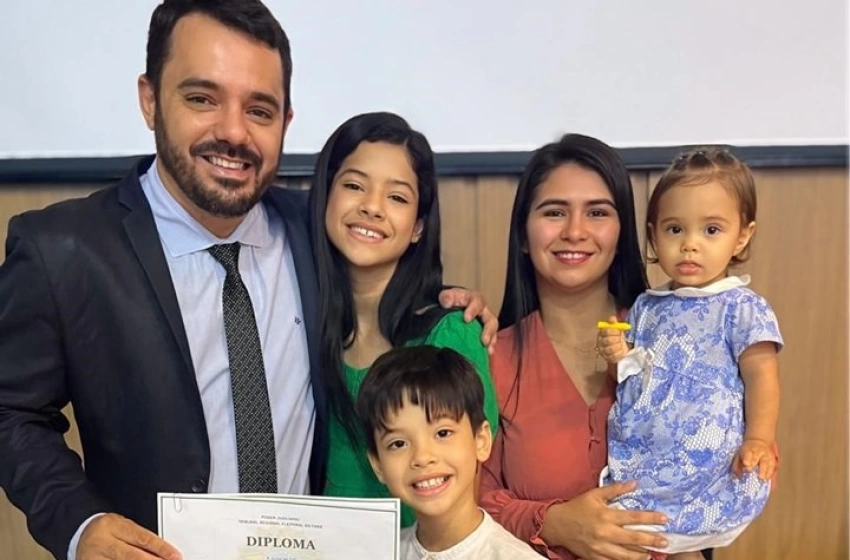 Imagem O vereador Francisco Valécio de Abrantes (MDB) eleito com 979 votos, 3,08% dos votos válidos