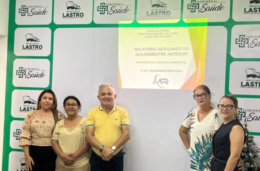 Imagem Prestações de contas quadrimestrais da Saúde de Lastro são apresentadas em audiência pública.