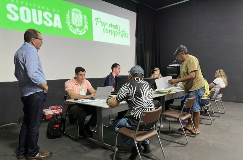 Imagem 2ª etapa do Censo dos Servidores Públicos do município de Sousa