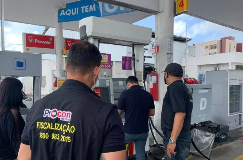 Imagem Fiscalização sobre aumento no preço da gasolina, em JP