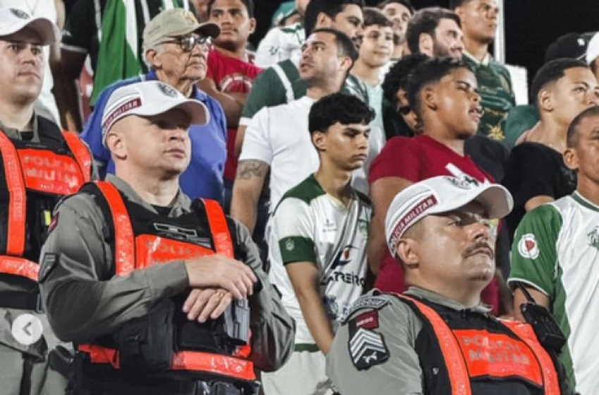 Imagem Segurança no jogo entre Nacional de Patos X Picuiense