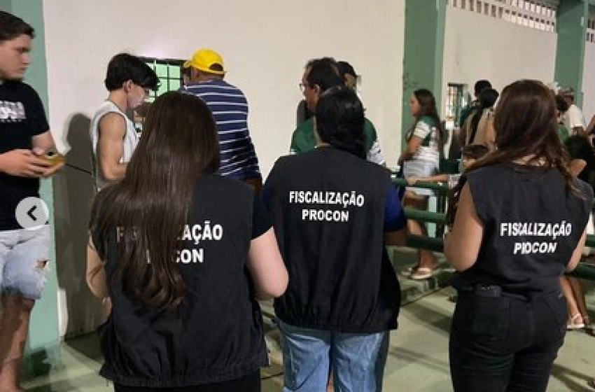 Imagem Operação de fiscalização no Estádio Marizão, em Sousa