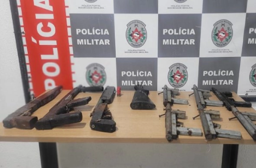Imagem Apreensão de arsenal pertencente a grupo criminoso