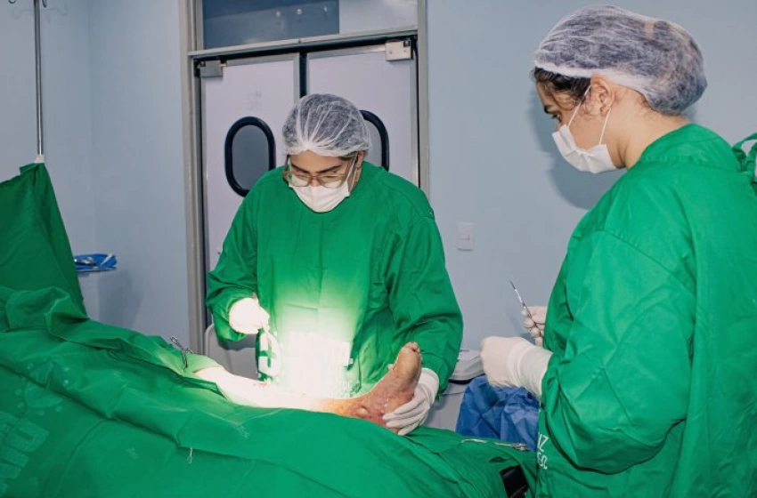 Imagem Primeira cirurgia vascular no Hospital Dia