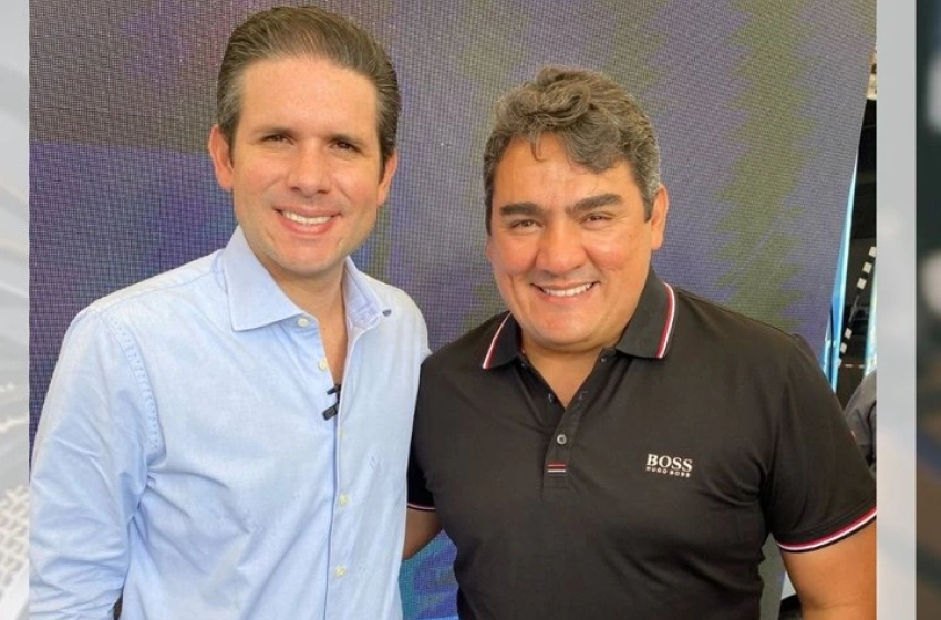 Imagem Hugo Motta, e Lucas Braga