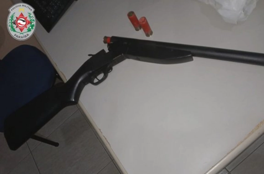 Imagem Arma de fogo apreendida em ação da Polícia Militar