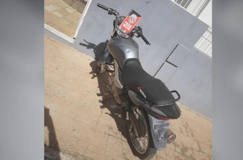 Imagem Apreensão de moto com queixa de roubo na cidade de Paulista