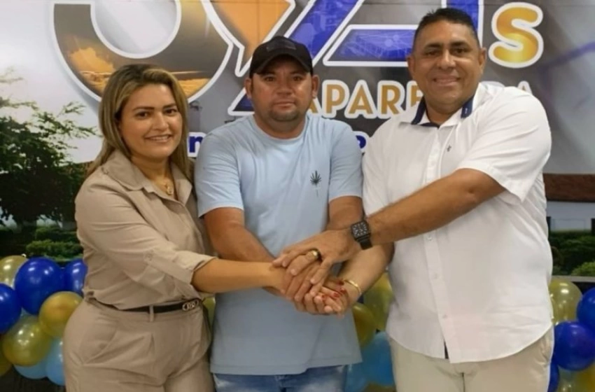 Imagem Valeria Rita, Sivannildo Larcerda e João Neto 