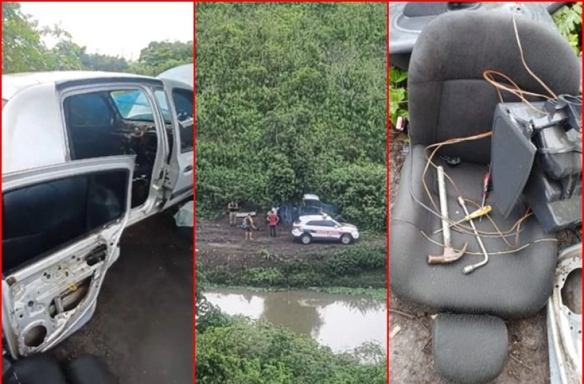 Imagem Carro roubado em local de desmanche em João Pessoa