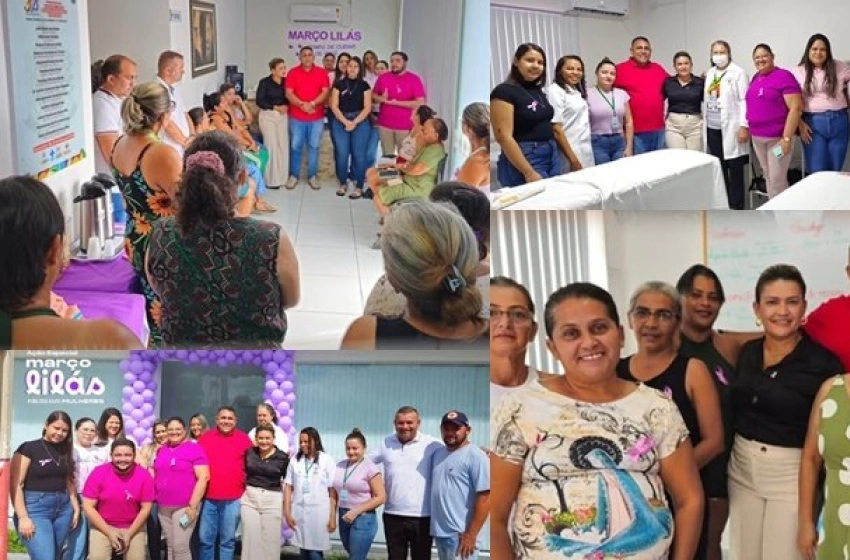 Imagem Ações em alusão a campanha do Março Lilás em Aparecida 