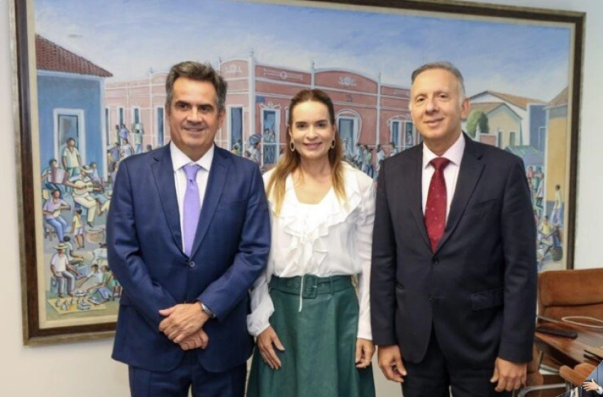 Imagem Ciro Nogueira, Daniela, e Agnaldo Ribeiro