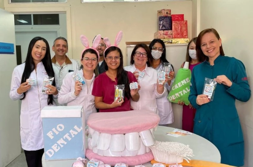 Imagem Hospital de Trauma de Campina Grande promove ação sobre saúde bucal para crianças