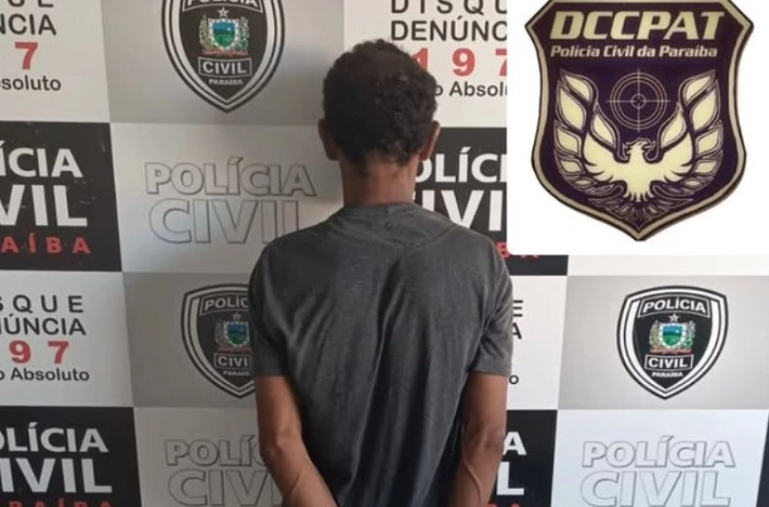 Imagem Homem preso em ação da DCCPAT na Capital 