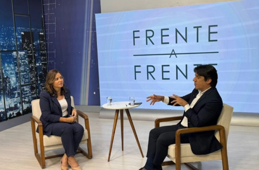 Imagem Entrevista de Pollyanna ao programa Frente a Frente