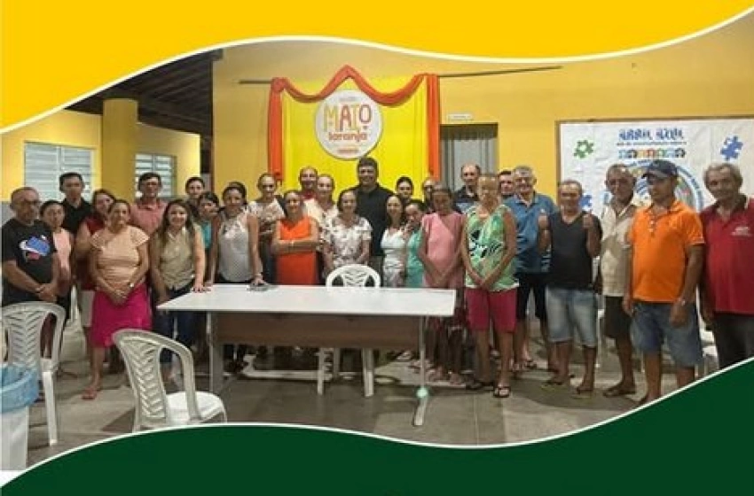 Imagem Prefeito de Vieirópolis em visita alunos da EJA