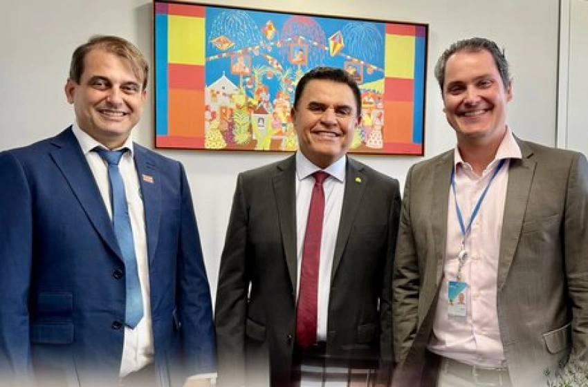 Imagem Prefeito Bal Lins e Wilson Santiago em Brasília