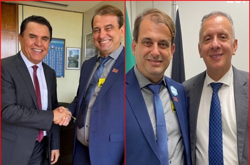 Imagem Bal Lins, Wilson Santiago e Aguinaldo Ribeiro