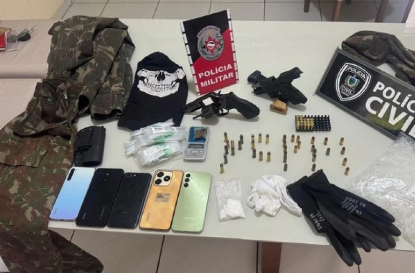 Imagem Prisão de quatro suspeitos de tráfico e homicídios