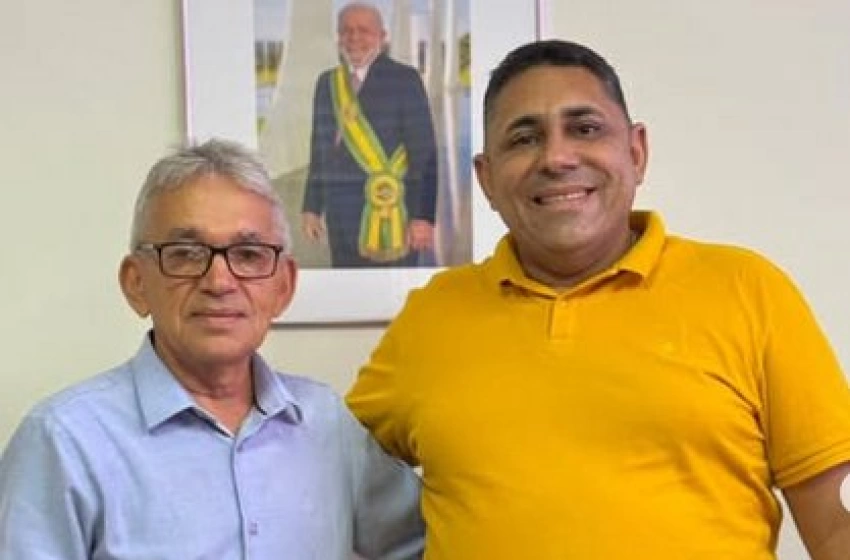 Imagem Prefeito de Aparecida, João Neto e o superintendente do INCRA, Antônio Barbosa