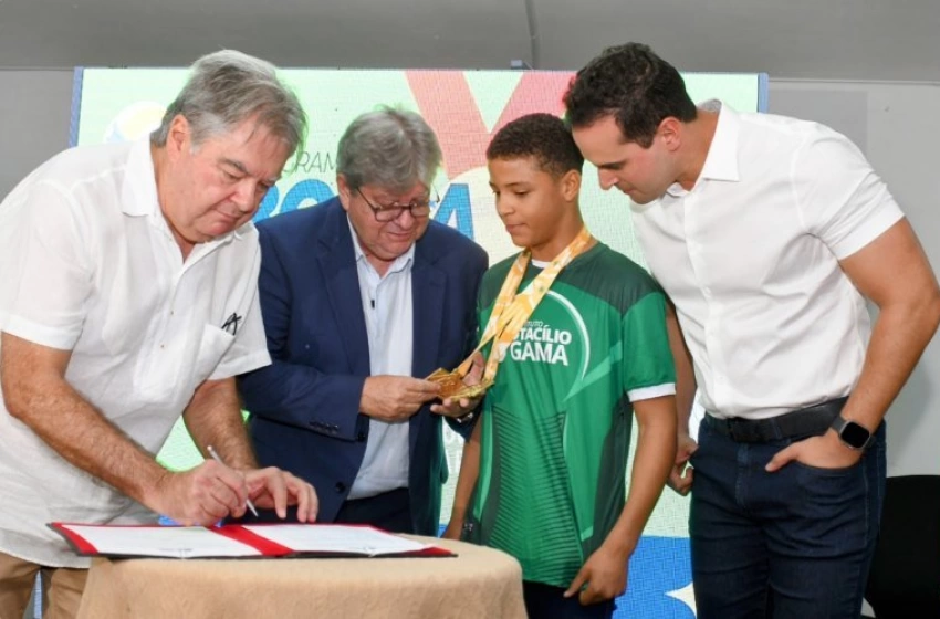 Imagem Lindolfo Pires, João Azevedo, Lucas Ribeiro