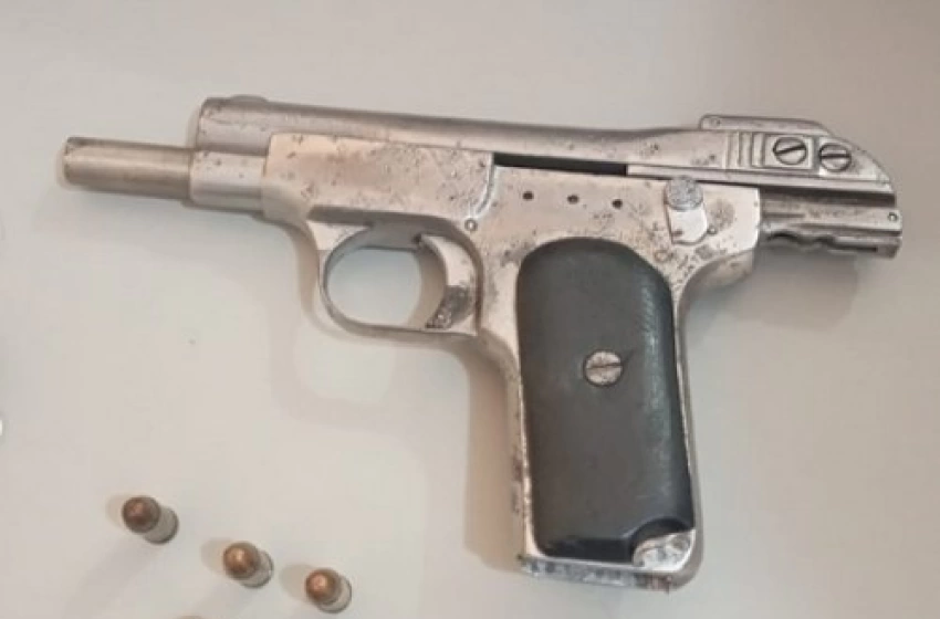 Imagem Arma de fogo apreendida em ação da Polícia Militar