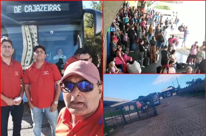 Imagem Paralisação de motoristas da empresa Expresso Guanabara