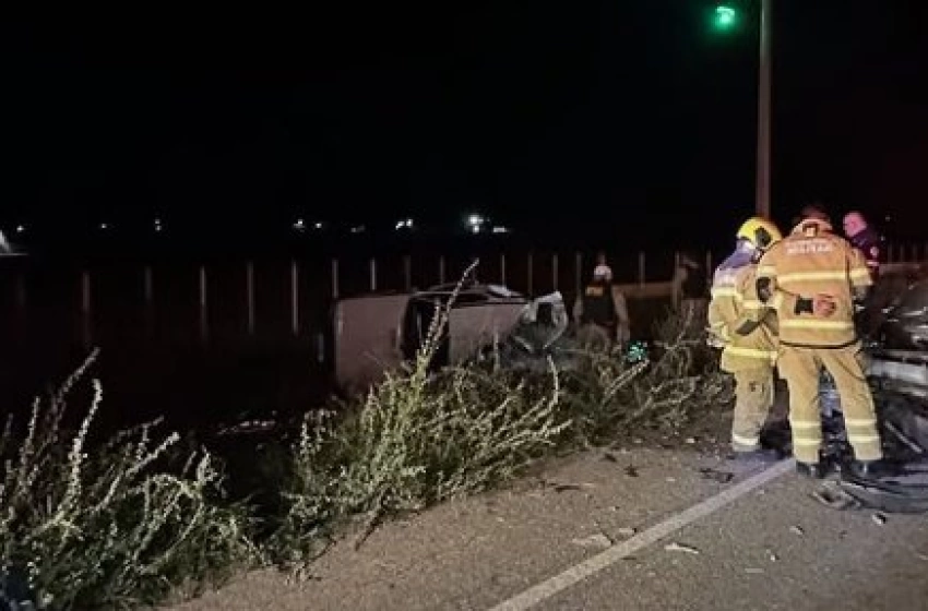 Imagem Imagem do acidente com vítimas fatais na Rodovia Estadual PB-393, nas proximidades da Serra da Arara em Cajazeiras 