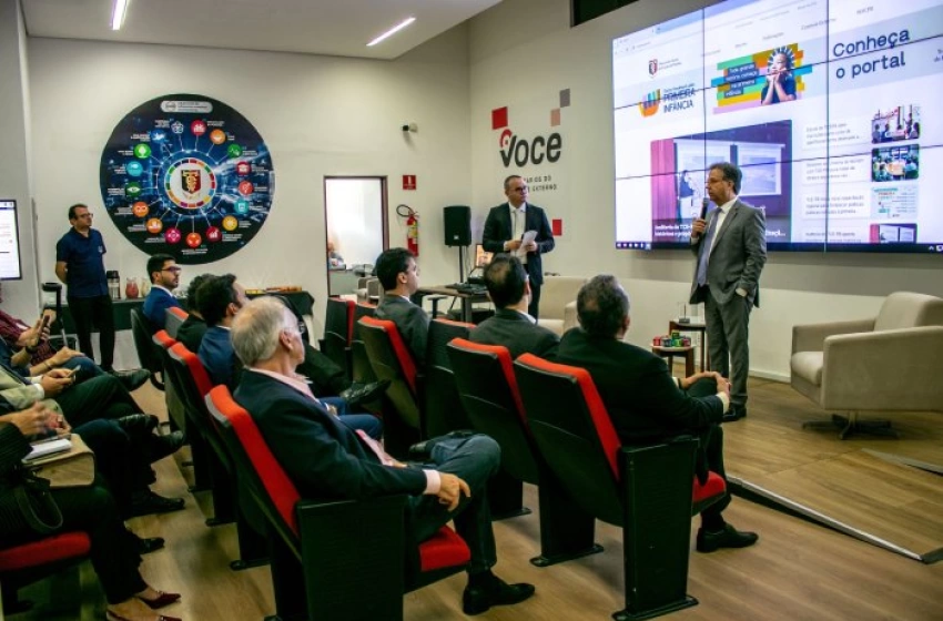 Imagem Reunião da mesa técnica do TCE com representantes do Governo do Estado