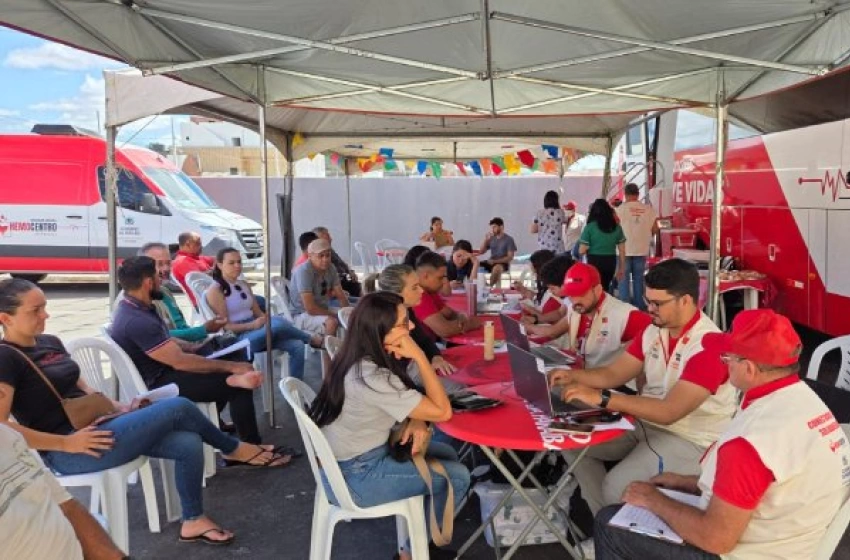 Imagem Doações de todos os tipos de sangue