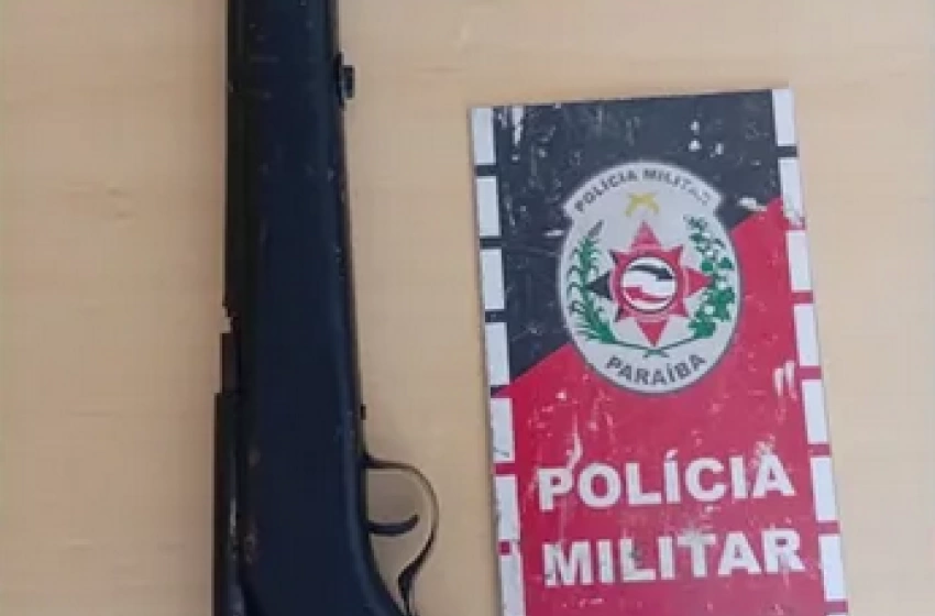Imagem Arma de fogo apreendida em ação da Polícia Militar