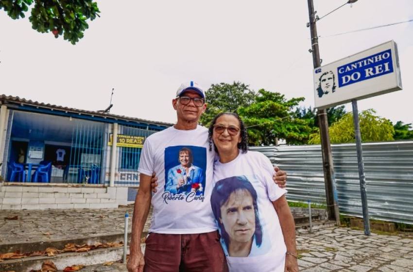 Imagem Fãs do artista Roberto Carlos