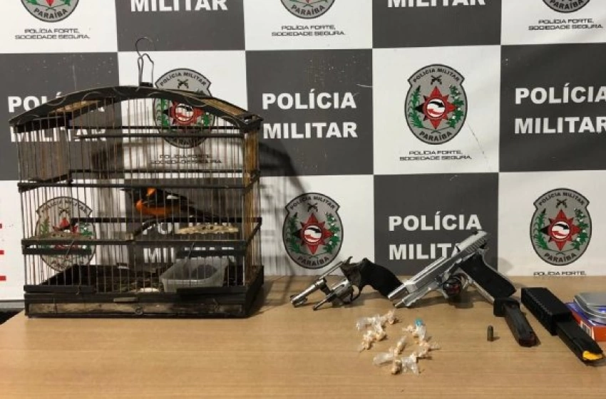 Imagem Material ilícito apreendido em ação da PM