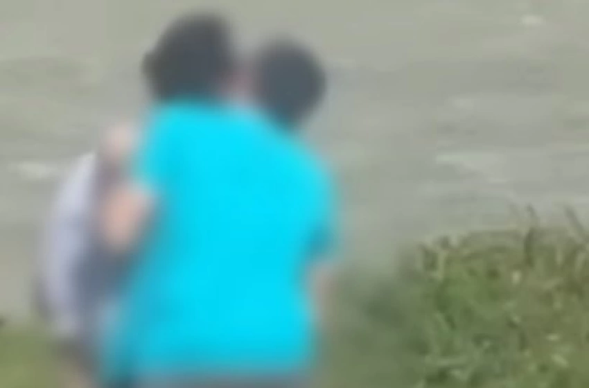 Imagem Imagens do casal praticando sexo em praia de Cabo Branco em João Pessoa 