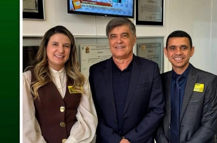 Imagem Prefeito Alberto de Braz ao lado do Deputado Federal, Wellignton Roberto